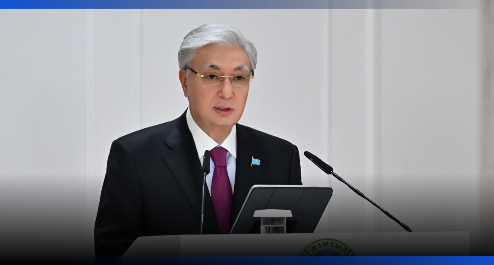 Image for Президент выступил на встрече с общественностью Жамбылской области